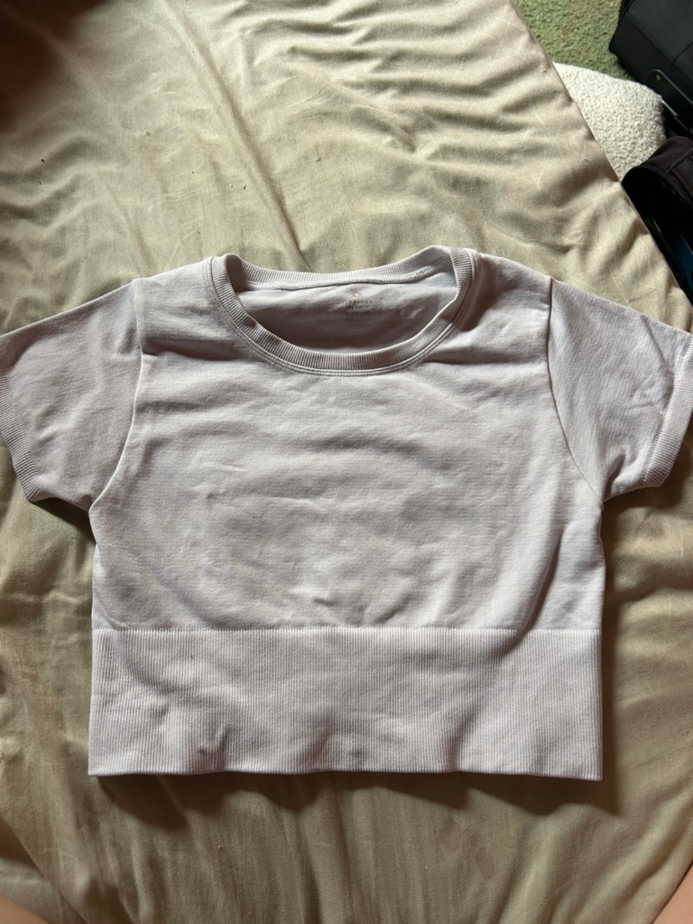 Offline by Aerie White Cropped Athletic Top